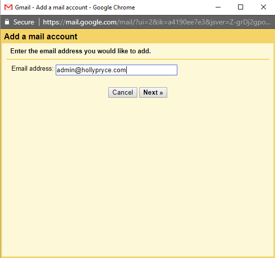 How to add a new email account to Gmail | HollyPryce.com