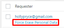 Erase Personal Data tool in WordPress | HollyPryce.com