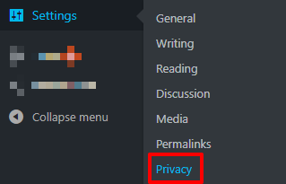 Privacy settings in WordPress | HollyPryce.com