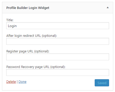 Profile Builder Login Widget | HollyPryce.com