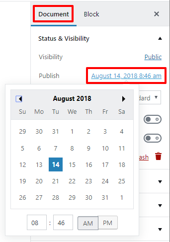 How to schedule a post in Gutenberg | HollyPryce.com