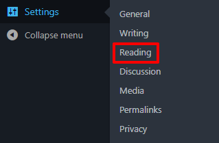 Reading settings in WordPress | HollyPryce.com