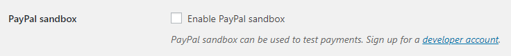 Disbale PayPal sandbox in WooCommerce